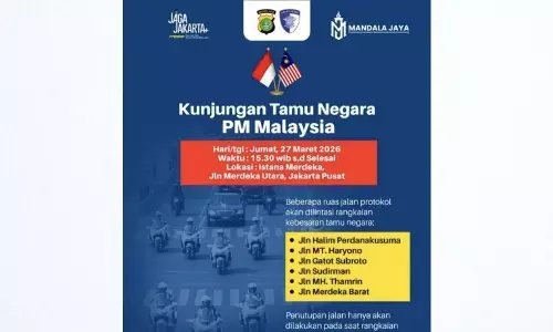 Polisi lakukan rekayasa lalu lintas saat kedatangan PM Malaysia Polisi lakukan rekayasa lalu lintas saat kedatangan PM Malaysia