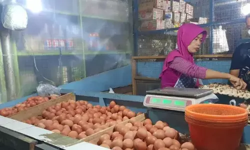 Harga bahan pokok pascalebaran di Depok mulai turun