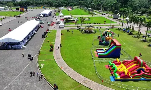 Prabowo gelar Bazar Rakyat di Monas, ada doorprize 100 motor listrik