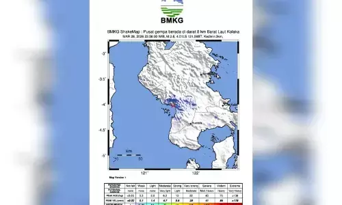 BMKG: Kolaka diguncang gempa bumi akibat aktivitas sesar aktif