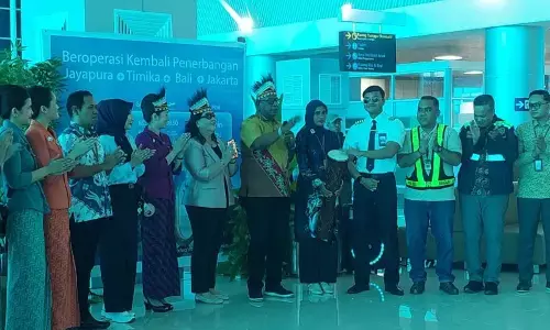 Garuda Indonesia buka kembali rute penerbangan Timika-Denpasar