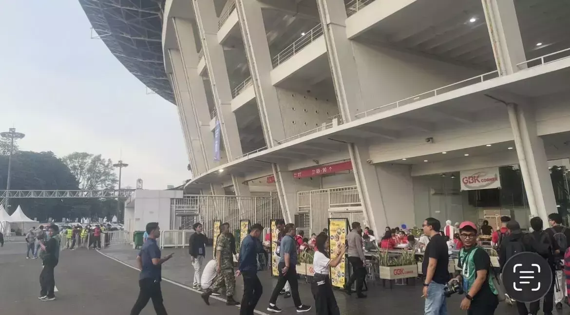 GBK Bergelora! Suporter sambut Indonesia vs Bulgaria