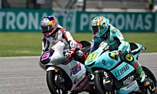 Veda Ega Pratama gagal selesaikan balapan Moto3 Amerika Serikat 2026