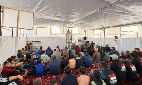 BAZNAS RI bangun tiga masjid darurat di Gaza, tampung hingga ratusan jemaah BAZNAS RI bangun tiga masjid darurat di Gaza, tampung hingga ratusan jemaah