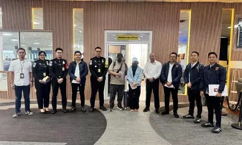 Imigrasi Medan amankan tersangka kasus penggelapan dana jemaat di Bandara Kualanamu