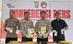 Polres Metro Depok gagalkan peredaran 4 kg sabu dan 100 ekstasi jaringan Aceh-Malaysia