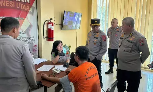 Wakapolda Sulut pantau pemeriksaan kesehatan rutin tahanan di Rutan Mapolda