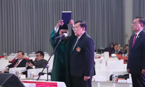 Jenderal Polisi (Purn) Prof. Dr. Drs Bambang Kartono kembali diangkat jadi Rektor Ubhara Jaya