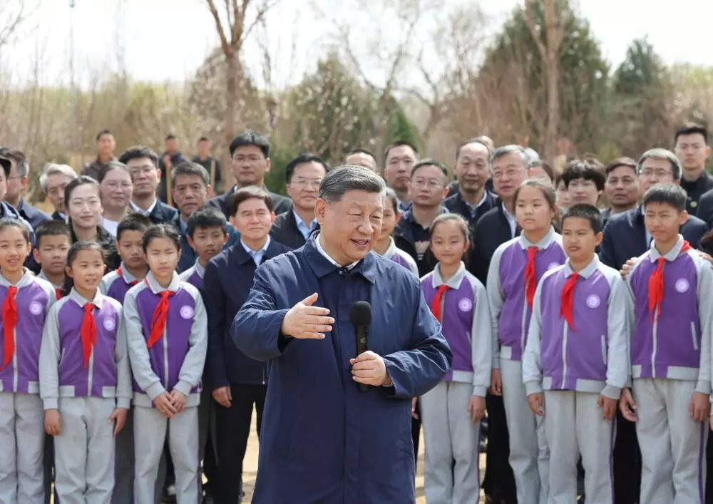 Presiden Xi Jinping tekankan pentingnya penanaman pohon demi pembangunan Tiongkok yang indah