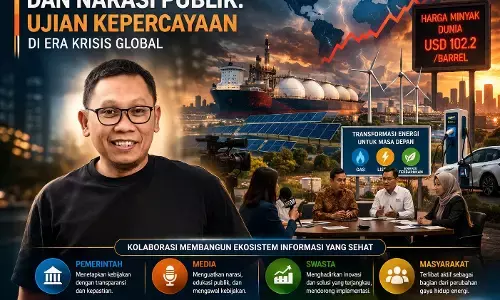 Kebijakan energi dan narasi publik: Ujian kepercayaan di era krisis Global Kebijakan energi dan narasi publik: Ujian kepercayaan di era krisis Global