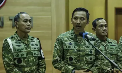 Empat personel TNI terlibat penyiraman air keras ditetapkan tersangka