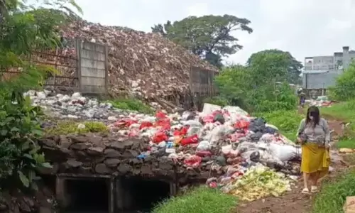 Sampah TPS Kramat Jati meluber ke kali, warga khawatir banjir