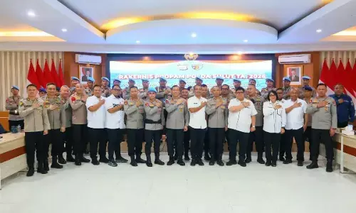 Perkuat pengawasan internal, Polda Sulut gelar Rakernis Propam T.A. 2026