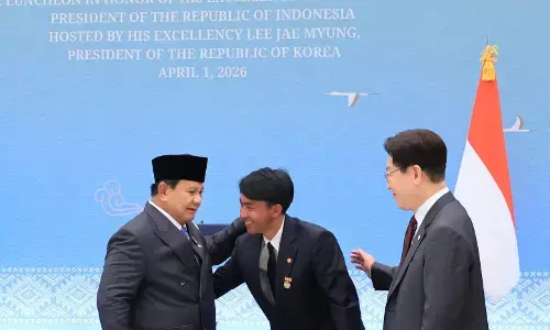 Aksi heroik Sugianto: Dikagumi warga Korsel, diganjar penghargaan, dan dibanggakan Prabowo