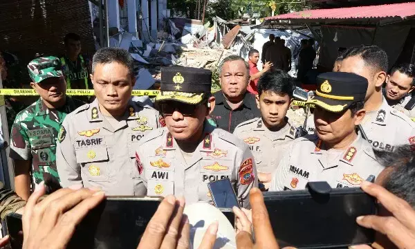 Wakapolda Sulut tinjau GOR KONI Sario pascagempa M 7,6