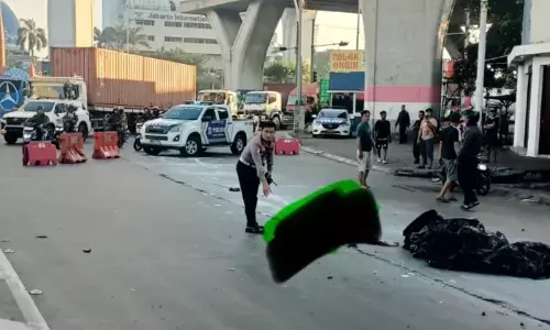 Polisi dalami tewasnya pengemudi ojek daring dalam kecelakaan di Jakut