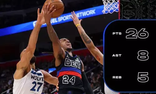 Pistons bekuk Timberwolves 113-108 meski tampil tanpa bintang utama