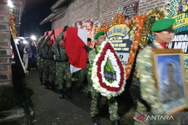 Jenazah Prajurit TNI Gugur di Lebanon tiba di Magelang