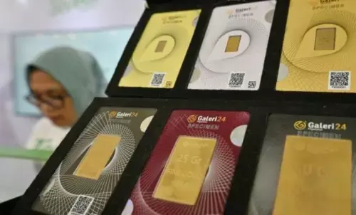 Sabtu pagi ini harga emas Antam bertahan di angka Rp2,857 juta/gr