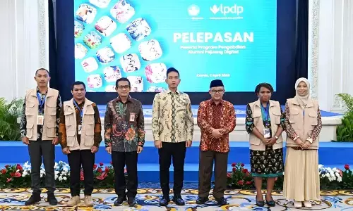 Wapres dan Mendikdasmen lepas 150 alumni LPDP Pejuang Digital Wapres dan Mendikdasmen lepas 150 alumni LPDP Pejuang Digital