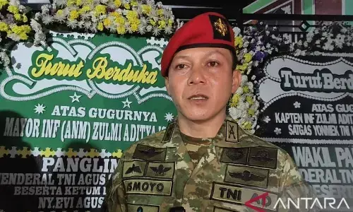 Panglima TNI pimpin pemakaman Mayor Zulmi di Cimahi