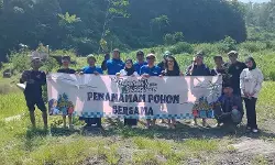 Cegah tanah longsor dan jaga sumber air, Scooterist 2026 tanam pohon di lereng Merapi