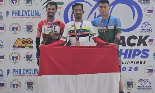 Tim para balap sepeda Indonesia sabet 9 medali di Kejuaraan Asia 2026