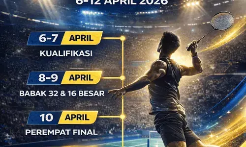 Jadwal lengkap kejuaraan bulu tangkis Eropa 2026