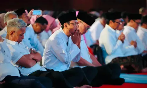 Tahlilan Kemensos untuk Prajurit TNI yang gugur di Lebanon