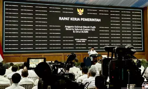 Ini alasan Prabowo kumpulkan menteri hingga eselon I di Istana