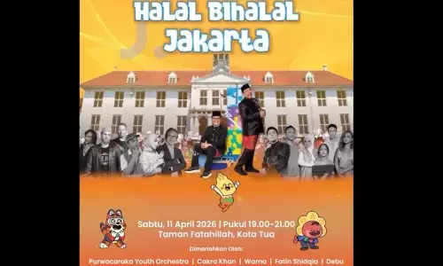 Pemprov DKI gelar kegiatan halal bihalal di Kota Tua akhir pekan ini Pemprov DKI gelar kegiatan halal bihalal di Kota Tua akhir pekan ini