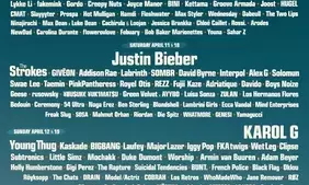 Lineup Coachella 2026: Dari The Strokes sampai Fuji Kaze