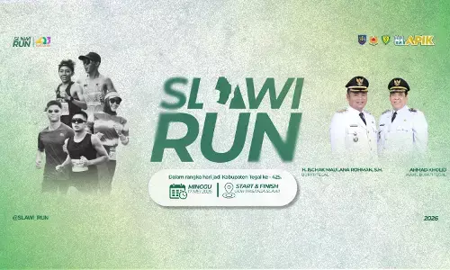 Peringati Hari Jadi Kabupaten Tegal ke-425, Slawi Run 2026 digelar