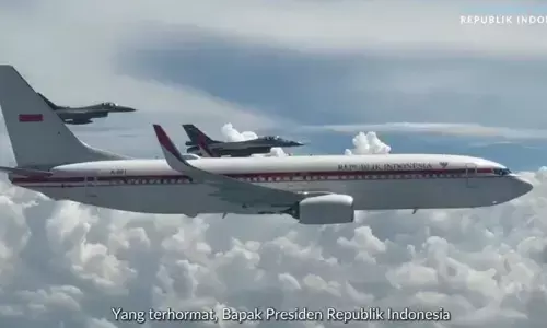 Presiden Prabowo apresiasi Elang Muda pada HUT Ke-80 TNI AU