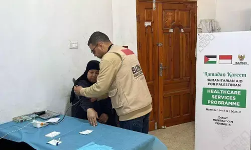 Baznas berikan layanan kesehatan gratis untuk 1.161 warga Palestina