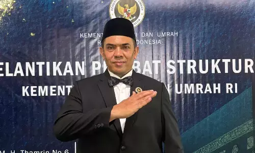 Empat bulan jabat Plt, Rifki resmi dilantik jadi Kakanwil Kemenhaj Sumbar Defenitif