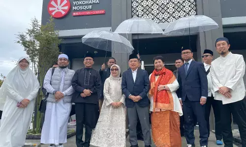 Dubes Kartini Sjahrir & Wapres ke-10 dan 12 Jusuf Kalla resmikan Masjid As-Sholihin Yokohama