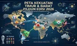 Peta kekuatan Timur & Barat Pildun edisi 2026