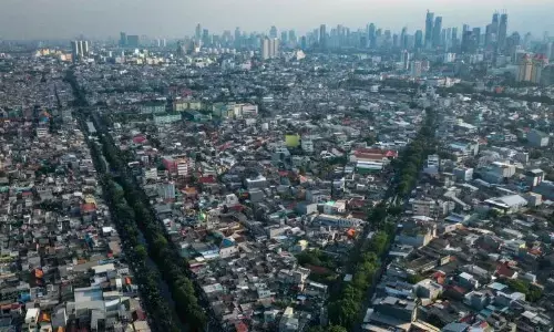 Senin pagi, kualitas udara Jakarta terburuk kedua di RI