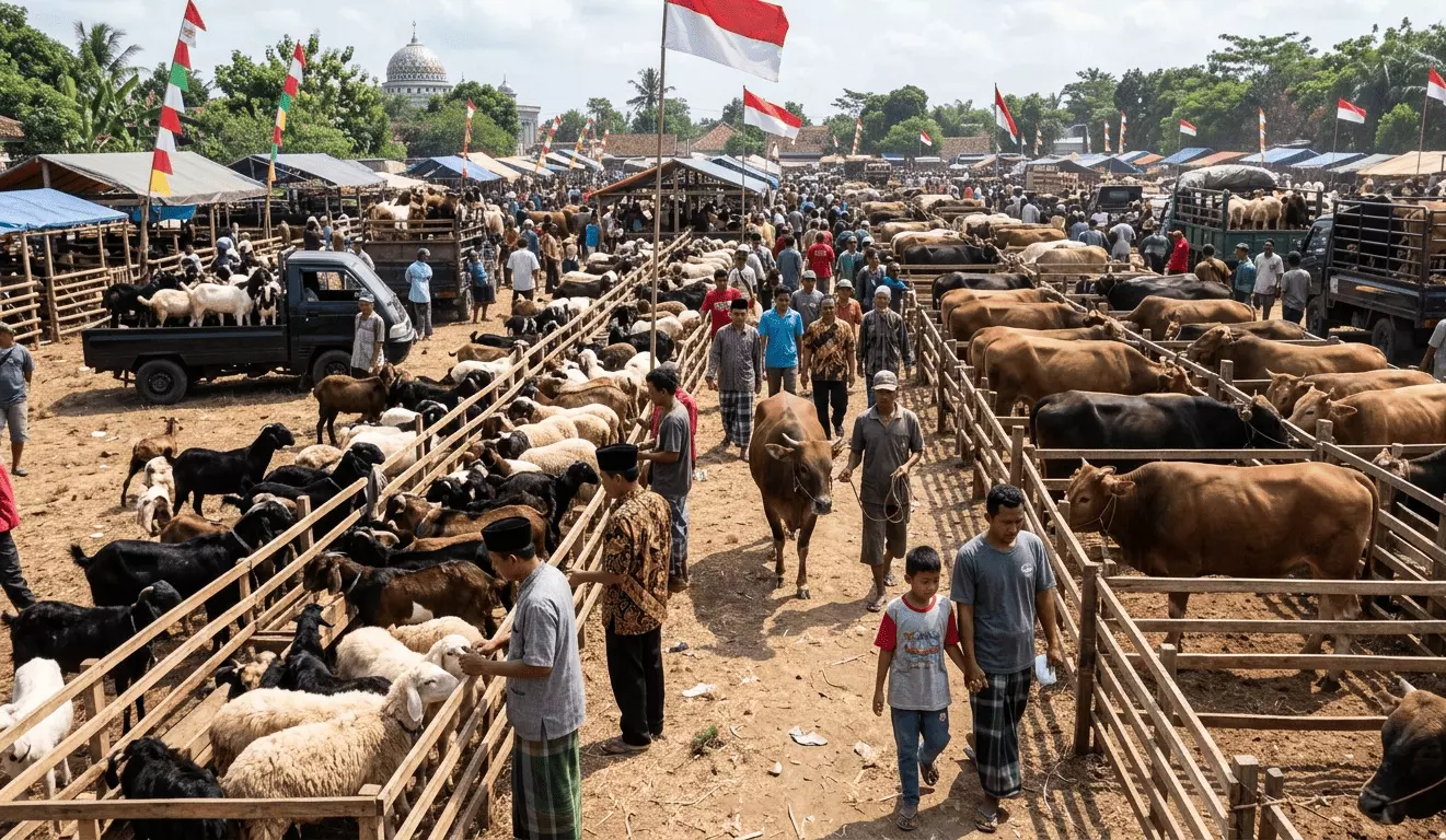 Lonjakan permintaan hewan kurban terjadi jelang Iduladha 2026 Lonjakan permintaan hewan kurban terjadi jelang Iduladha 2026