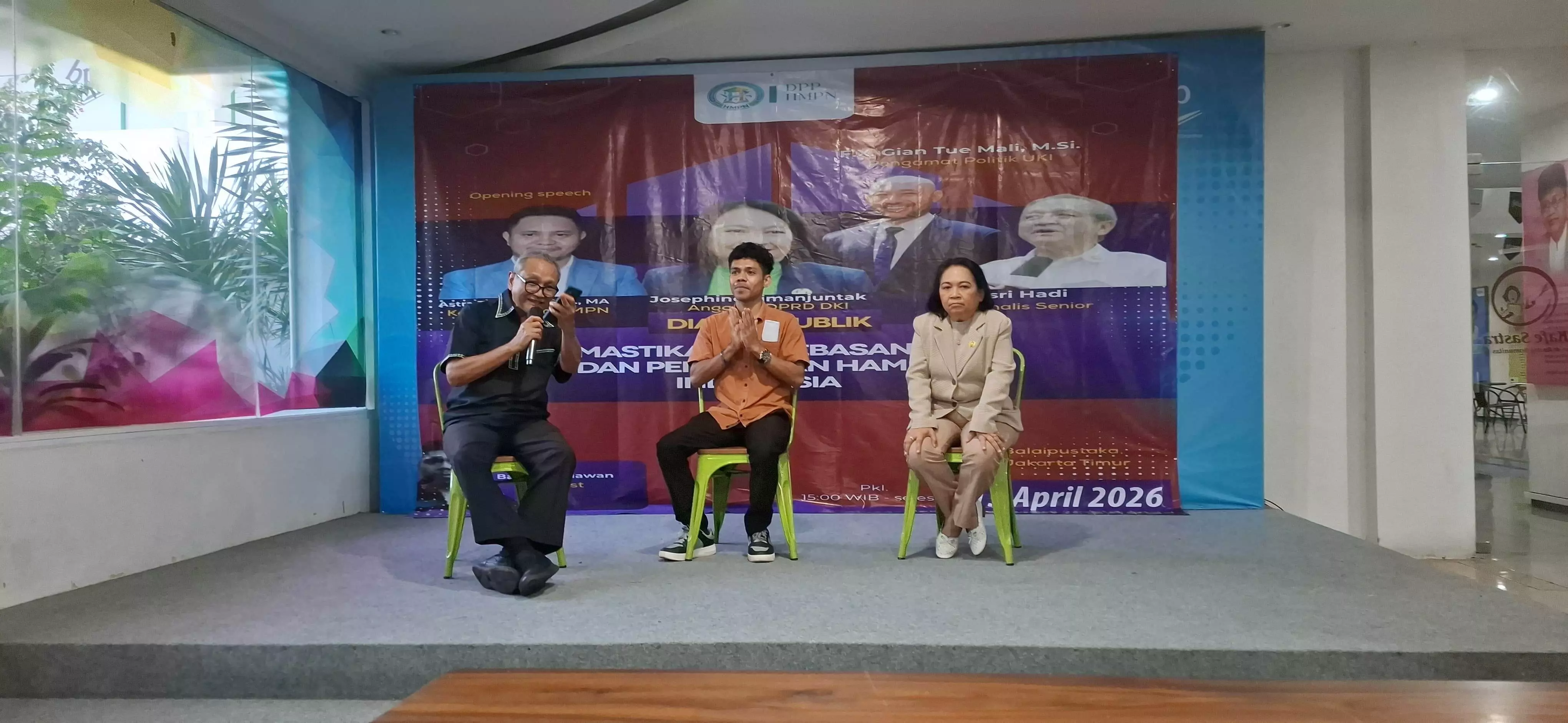 Diskusi HMPN soroti kebebasan sipil dan demokrasi Diskusi HMPN soroti kebebasan sipil dan demokrasi