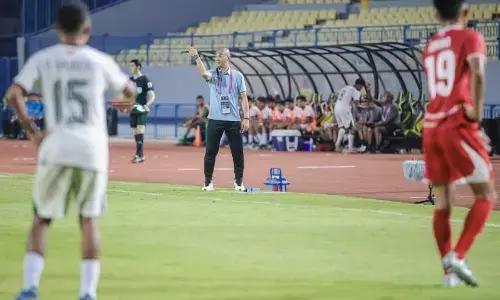 Pelatih apresiasi mental kuat skuad Garuda Muda Pelatih apresiasi mental kuat skuad Garuda Muda