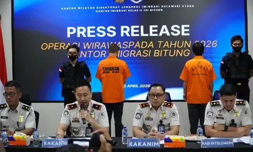Imigrasi Bitung amankan dua warga negara Tiongkok terkait izin tinggal