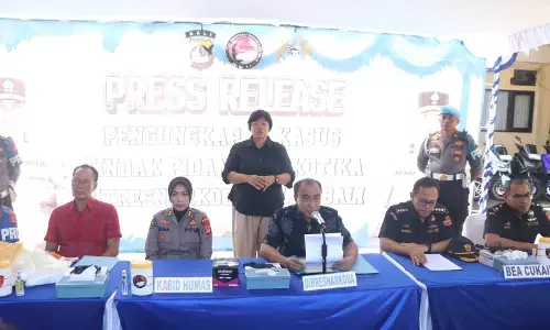 Polda Bali ungkap kasus dugaan narkotika tersangka WNA Kazakhstan