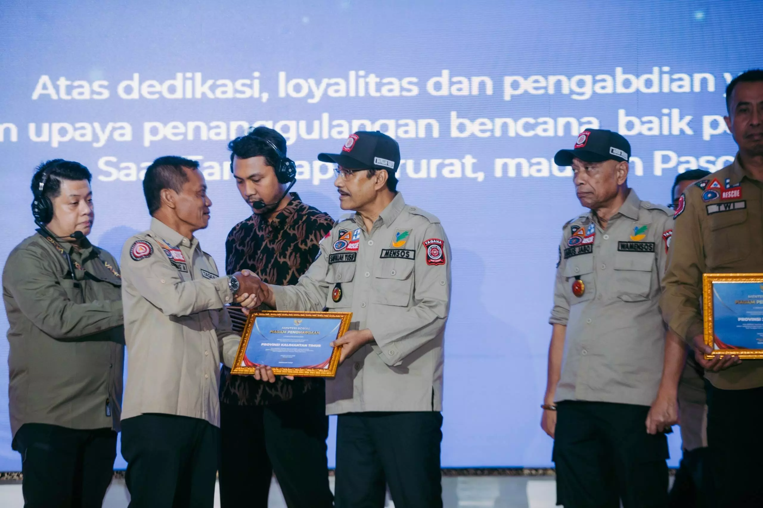 Mensos sebut Tagana garda terdepan penanganan bencana, apresiasi untuk relawan