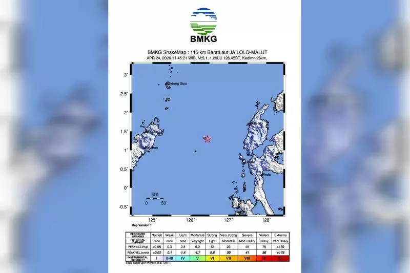 Aktivitas deformasi kerak bumi jadi pemicu gempa di Jailolo