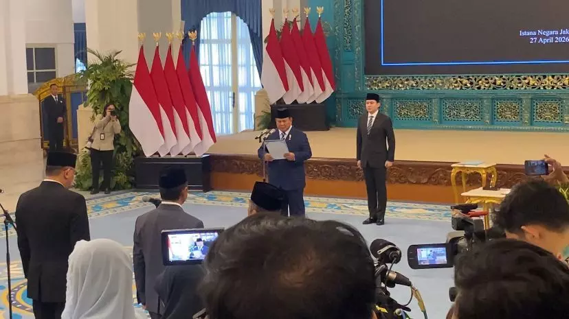Presiden Prabowo lantik 6 pejabat baru Kabinet Merah Putih