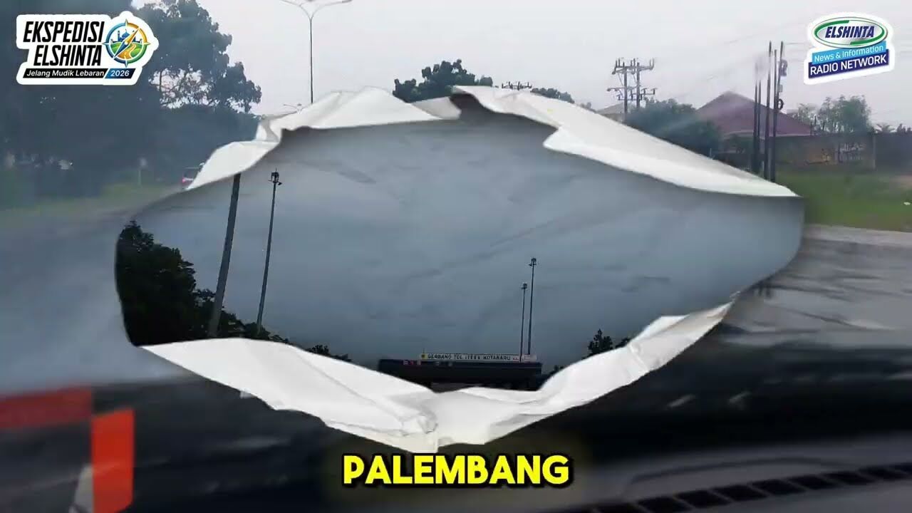 Ekspedisi Elshinta pantau tol Bakauheni–Kayuagung menuju Palembang